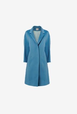Пальто Голубой цвета