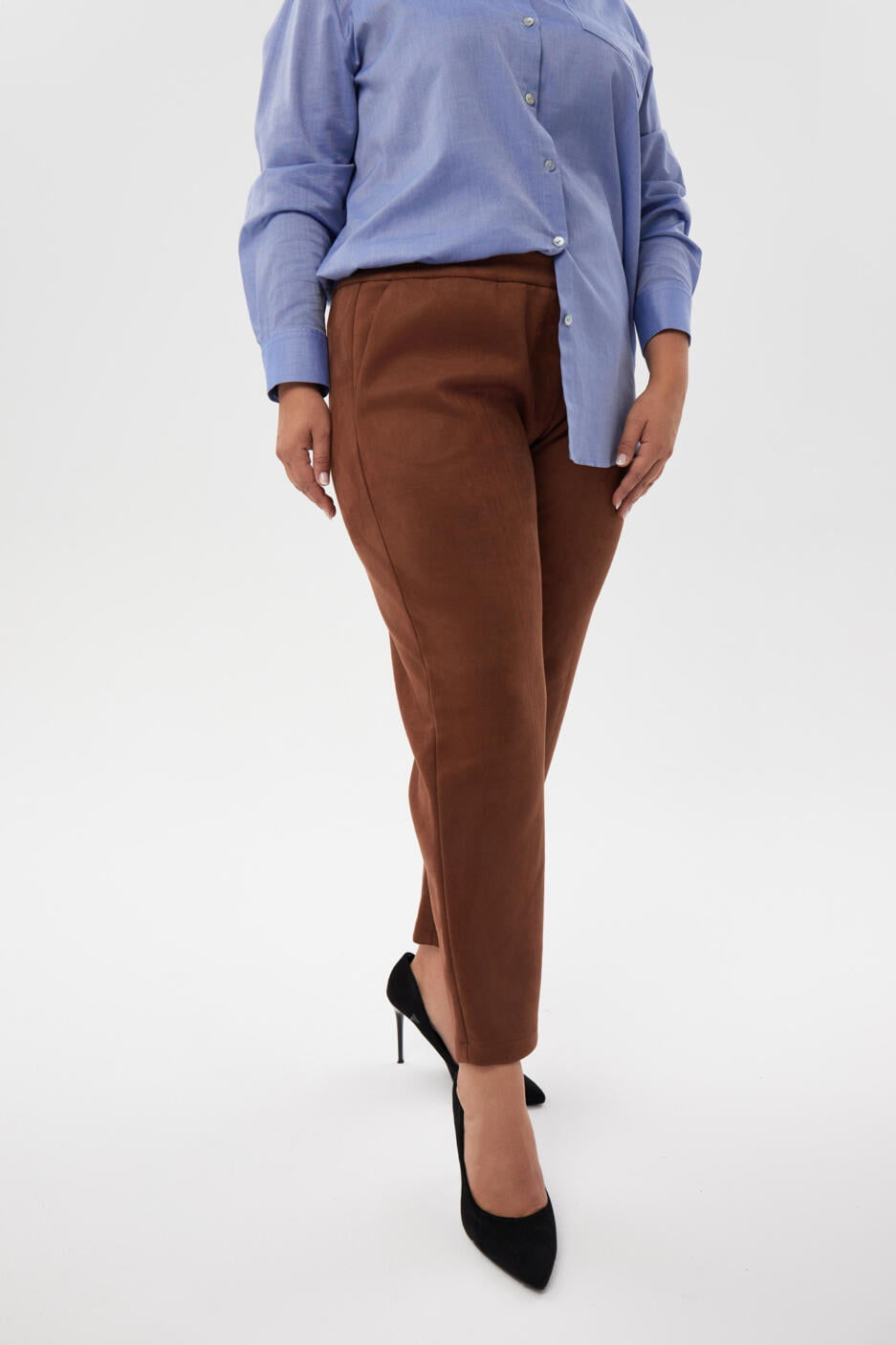 брюки иэ экозамши женские