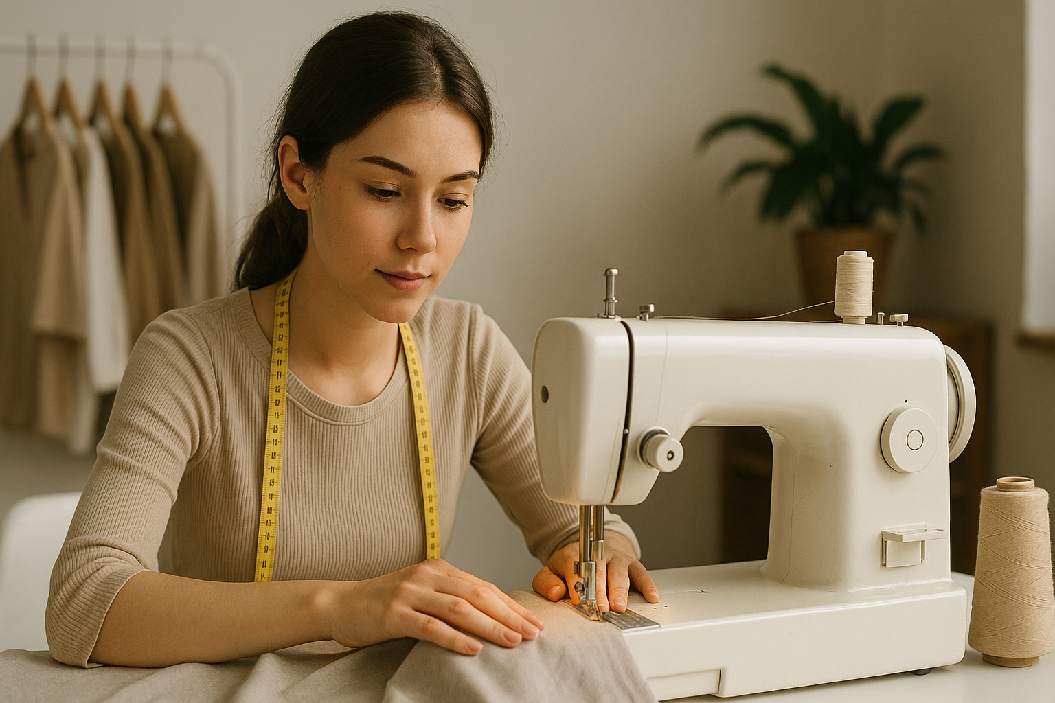 работа с тканью