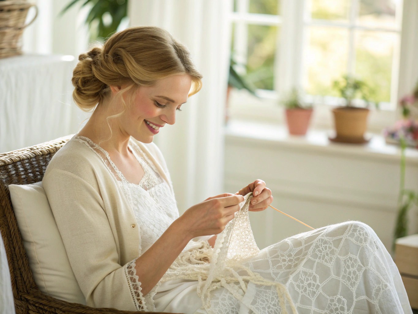 вязание из вискозы