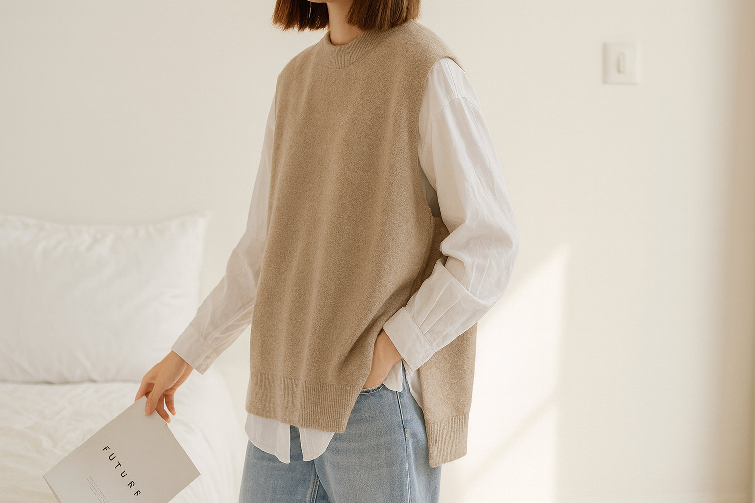 Жилет из кашемира